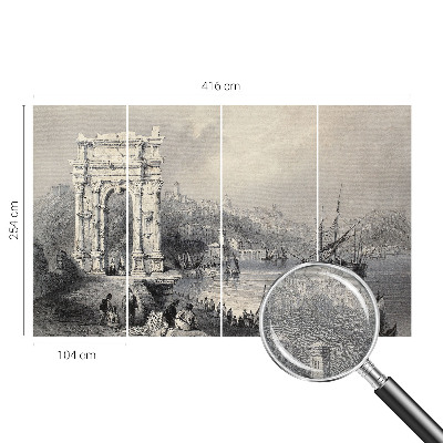 Fototapeta fizelinowa z nadrukiem Morski pejzaż