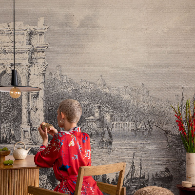 Fototapeta fizelinowa z nadrukiem Morski pejzaż