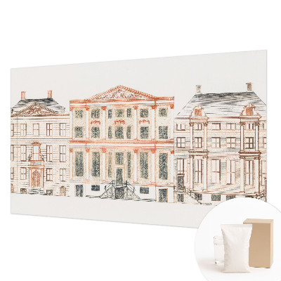 Dekoracyjna fototapeta na ścianę z motywem klasycznych budynków