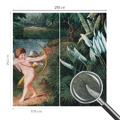 Fototapeta fizelinowa do sypialni z uroczym amorkiem