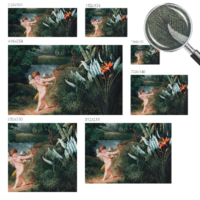 Fototapeta fizelinowa do sypialni Uroczy amorek