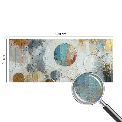 Tapeta fotograficzna fizelinowa Geometryczne koła