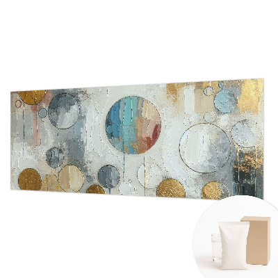 Tapeta fotograficzna fizelinowa Geometryczne koła