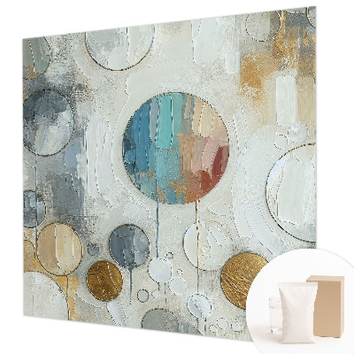 Tapeta fotograficzna fizelinowa Geometryczne koła