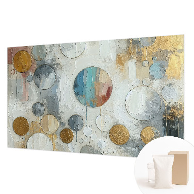 Tapeta fotograficzna fizelinowa Geometryczne koła