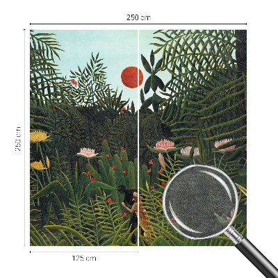 Nowoczesna fototapeta do salonu Egzotyczny pejzaż