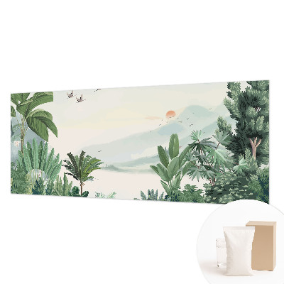 Fototapeta fizelinowa z nadrukiem Tropikalna oaza