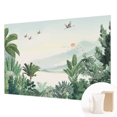 Fototapeta fizelinowa z nadrukiem Tropikalna oaza