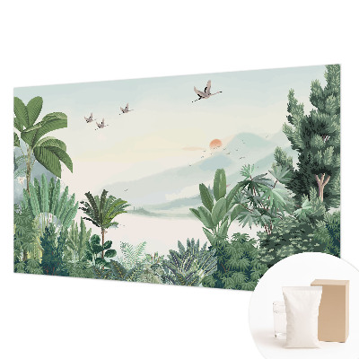 Fototapeta fizelinowa z nadrukiem Tropikalna oaza