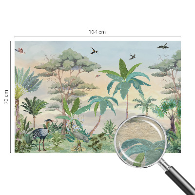 Fototapeta fizelinowa do sypialni Egzotyczna flora