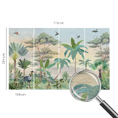 Fototapeta fizelinowa do sypialni Egzotyczna flora