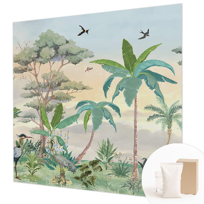 Fototapeta fizelinowa do sypialni Egzotyczna flora