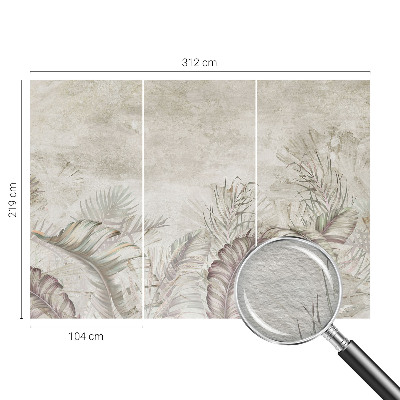 Fototapeta fizelinowa z nadrukiem Liście dekoracyjne