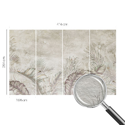 Fototapeta fizelinowa z nadrukiem Liście dekoracyjne