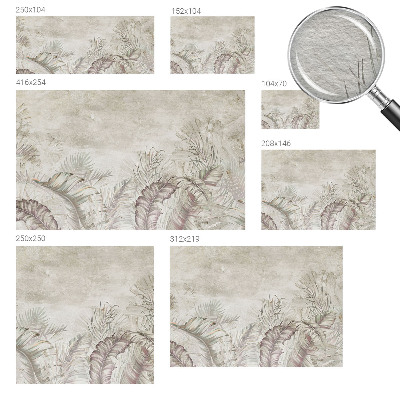 Fototapeta fizelinowa z nadrukiem Liście dekoracyjne