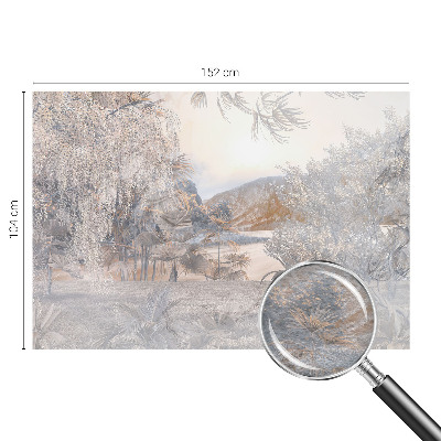 Nowoczesna fototapeta do salonu Natura subtelności