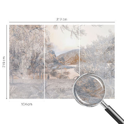 Nowoczesna fototapeta do salonu Natura subtelności