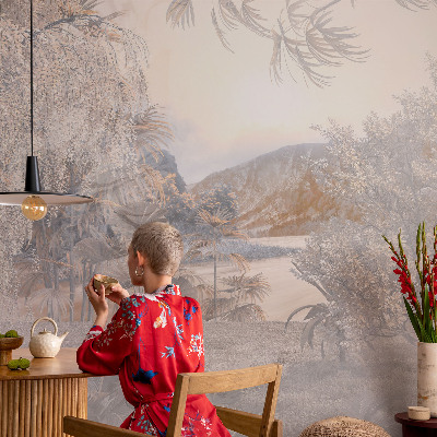 Nowoczesna fototapeta do salonu Natura subtelności