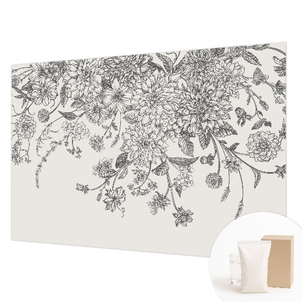 Fototapeta fizelinowa do sypialni Kwiatowy wzór