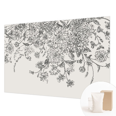 Fototapeta fizelinowa do sypialni Kwiatowy wzór