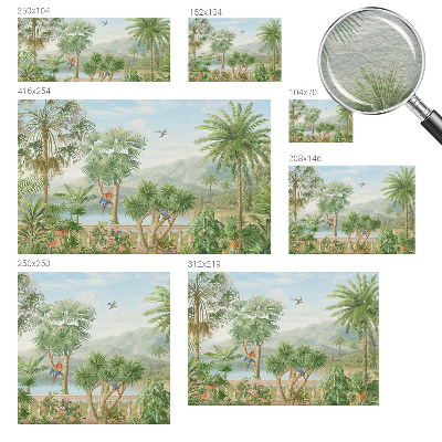 Tapeta fotograficzna Egzotyczny pejzaż