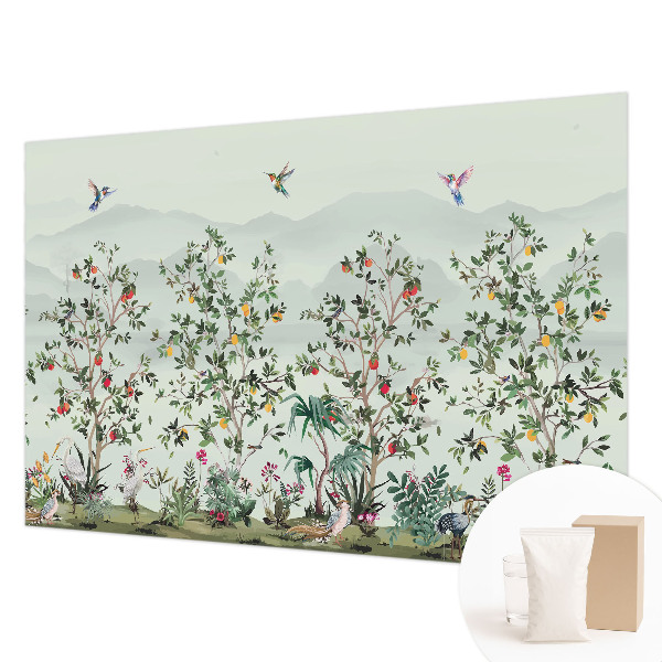 Tapeta fotograficzna fizelinowa Egzotyczne drzewa