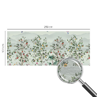 Tapeta fotograficzna fizelinowa Egzotyczne drzewa