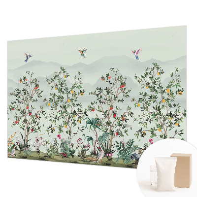 Tapeta fotograficzna fizelinowa Egzotyczne drzewa