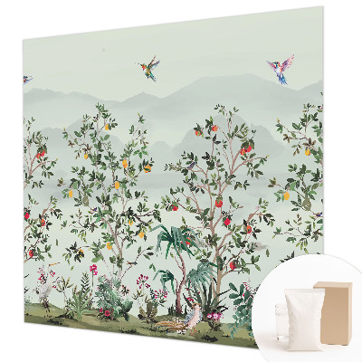 Tapeta fotograficzna fizelinowa Egzotyczne drzewa