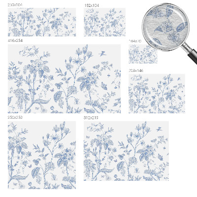 Nowoczesna fototapeta do salonu Kwiatowy wzór