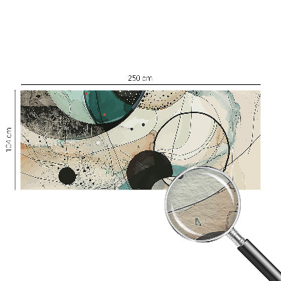 Fototapeta fizelinowa do sypialni Kolorowe okręgi