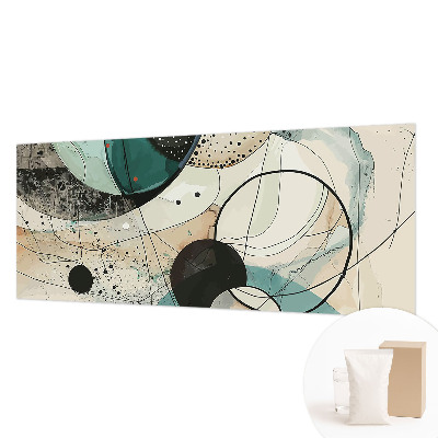 Fototapeta fizelinowa do sypialni Kolorowe okręgi