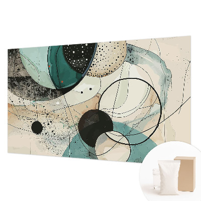 Fototapeta fizelinowa do sypialni Kolorowe okręgi