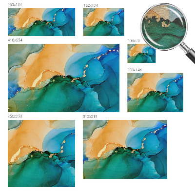 Fototapeta na ścianę Kolorowe fale