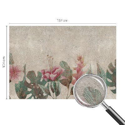 Tapeta fotograficzna z delikatnym motywem florystycznym