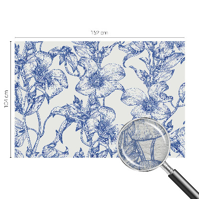 Fototapeta fizelinowa z nadrukiem Kwiatowe gałązki