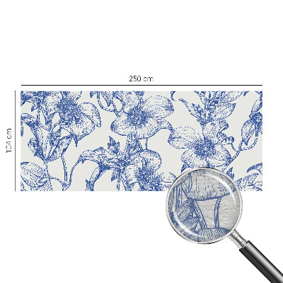 Fototapeta fizelinowa z nadrukiem Kwiatowe gałązki