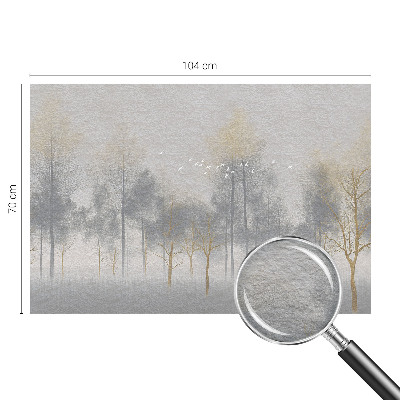 Nowoczesna fototapeta do salonu Leśna harmonia