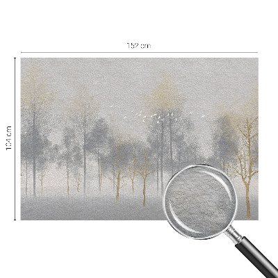 Nowoczesna fototapeta do salonu Leśna harmonia