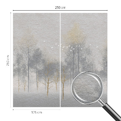 Nowoczesna fototapeta do salonu Leśna harmonia