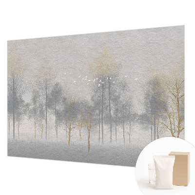 Nowoczesna fototapeta do salonu Leśna harmonia