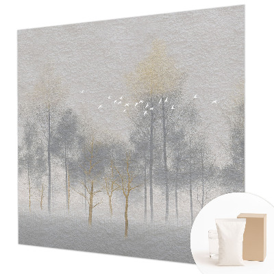 Nowoczesna fototapeta do salonu Leśna harmonia