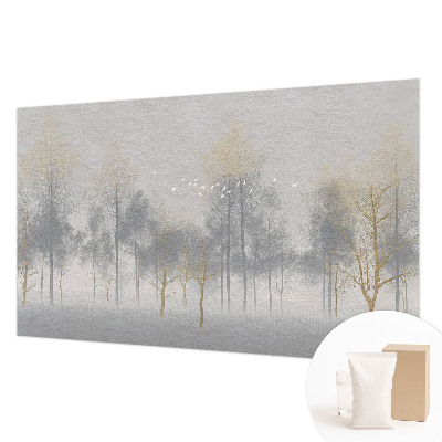 Nowoczesna fototapeta do salonu Leśna harmonia