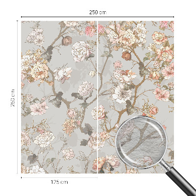 Tapeta fotograficzna fizelinowa Romantyczny wzór