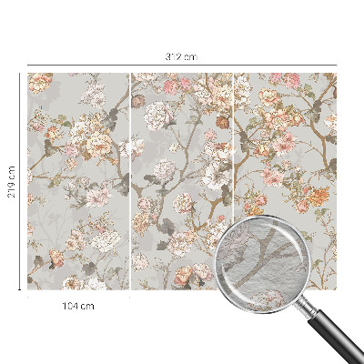 Tapeta fotograficzna fizelinowa Romantyczny wzór