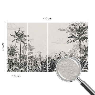 Fototapeta fizelinowa do sypialni Tropikalna sceneria