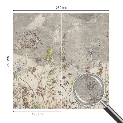 Tapeta fotograficzna fizelinowa Polne rośliny