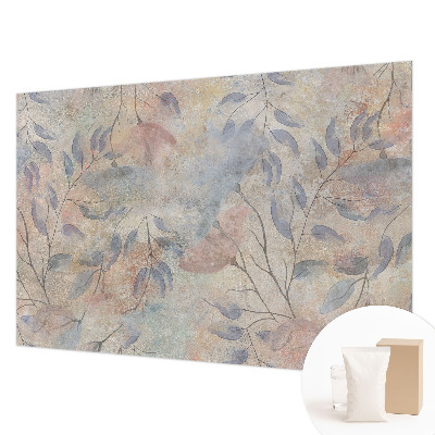 Nowoczesna fototapeta do salonu Abstrakcyjne liście