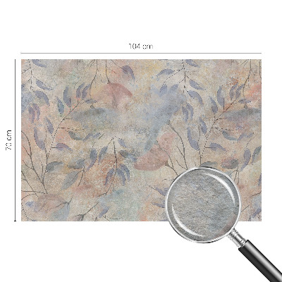 Nowoczesna fototapeta do salonu Abstrakcyjne liście