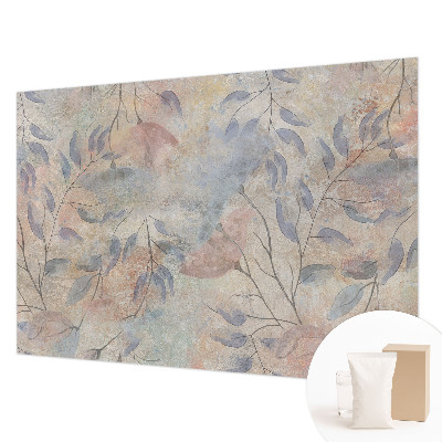 Nowoczesna fototapeta do salonu Abstrakcyjne liście